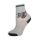 Kinder Knöchelsocken - Baumwollknöchelsocken - 31-34 - Grau mit Fußballmotiv - Evidence