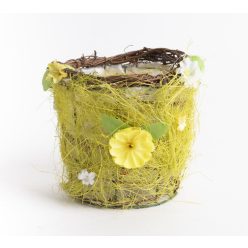 SISAL BLUMENKÜBEL/BLUMIG GRÜN 12