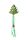 FILZWEIHNACHTSBAUM GRÜN+SILBER14*65
