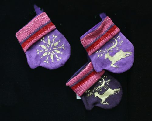 HANDSCHUHE/SCHAL LILA 3S 15