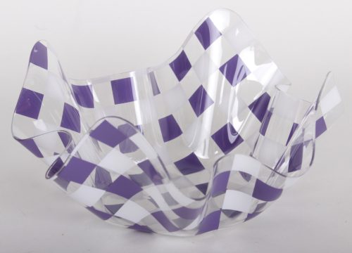 MŰA.PLATE RIM.PURPLE/WHI18