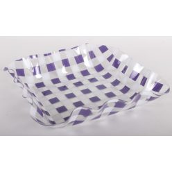 MŰA.PLATE 4SQUARE PURPLE/WHI23
