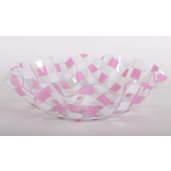 KERAMIKSCHALE ROSA/WEISS22