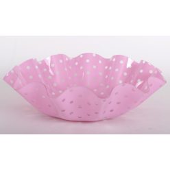 KERAMIKSCHALE ROSA PUNKTE 22