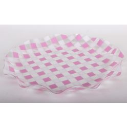 KERAMIKSCHALE ROSA/WEISS27