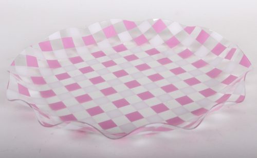 KERAMIKSCHALE ROSA/WEISS27