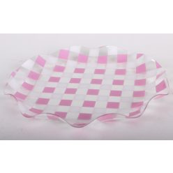 KERAMIKSCHALE ROSA/WEISS21