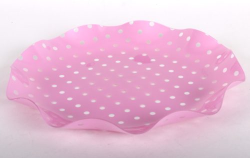 KERAMIKSCHALE ROSA PUNKTE 21