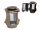 METALL KERZENHALTER WÜRFEL URNE 14CM
