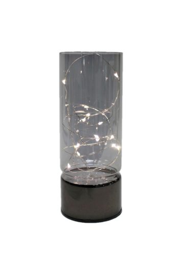 LAMPE+GLÜHLAMPE GRAU 7*15