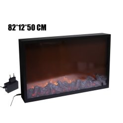 METALL KAMIN FEUER 82*12*50