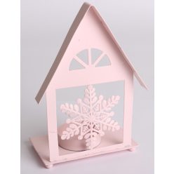 METALL MT.HAUS+SCHNEEFLOCKE PINK 18,5