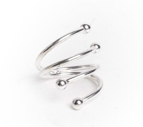 METALL RING SILBER HERZ 4,5