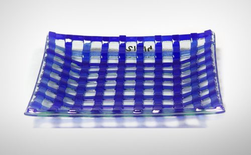 KLEINWÜRFELIGES BLAU 23CM