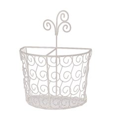 METALL HALBKORB "CREAM-ENTE" 21