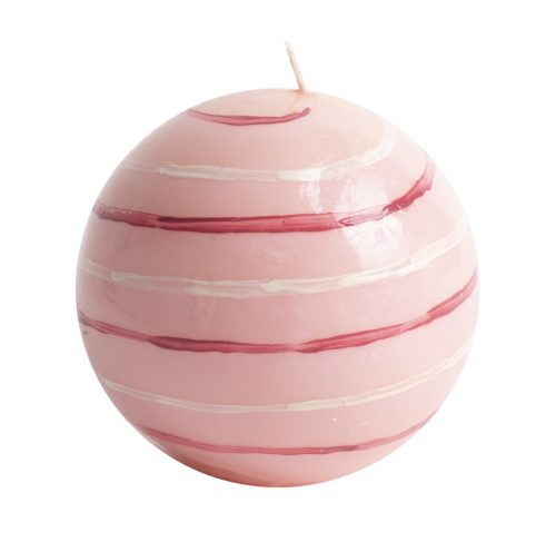GY.KUGEL ROSA GESTREIFT