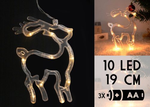 LED RENTIER 10LED 19CM WW