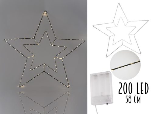 WELT.DRAHT DOPPELSTERN 200L58