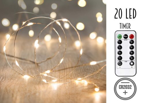 LED LICHTERKETTE * 20. + TIMER MF