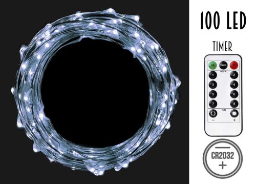 LED LICHTERKETTE * 100L. + TIMER HF