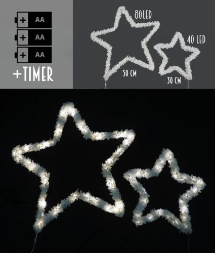 WELT.STERN*2+LED SCHNEE30/50
