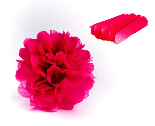 DEK.PAP.VIRÁGGLOBE ROSA 15