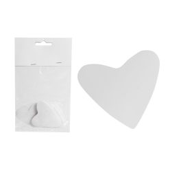 KONFETTI GROSSES HERZ WEISS 30G