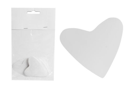 KONFETTI GROSSES HERZ WEISS 30G