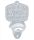 GUSSEISEN WANDFLASCHENÖFFNER WEISS 13*9