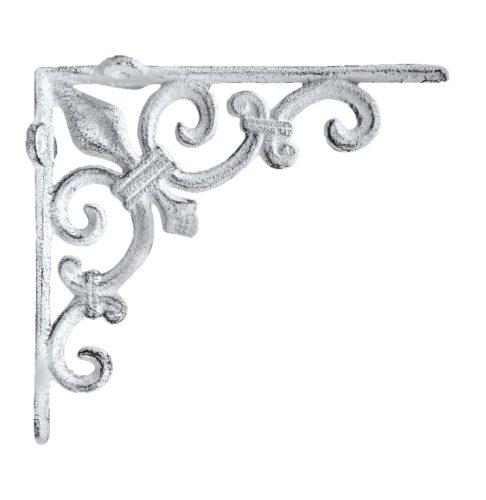 GUSSEISEN BLUMENREGAL LILIEN WEISS 19*5