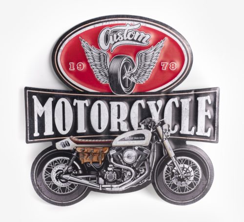 METALL AK.TAFEL MOTORCYCL45*45