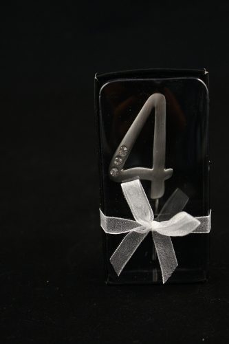 ZINNTORTENSTECKER/KREUZ "4