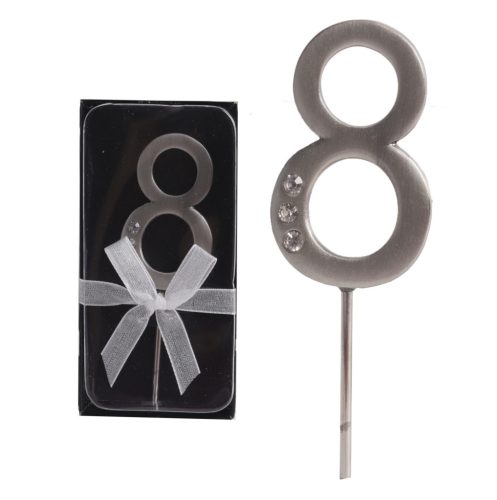 ZINNTORTENSTECKER/KREUZ "8