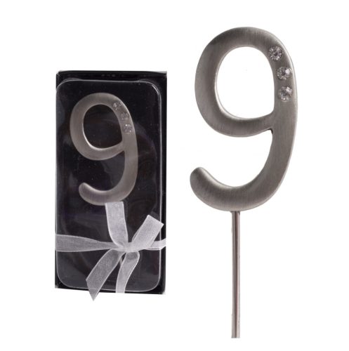 ZINNTORTENSTECKER/KREUZ "9