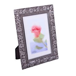 ZINNBILDERRAHMEN BLUME 10*15