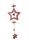 HOLZSTERN LOCH+METALL ROT 42