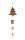 HOLZ HOLZ+SPULE/FLAGGE BRAUN 60