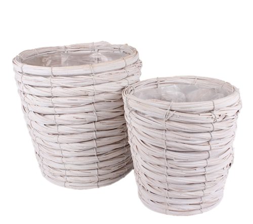 BINDEN WEIDENKORB*2 WEIß 18+22*24