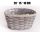 GEFLOCHTEN OVAL GRAU 20*15*10