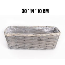 GEFLOCHTEN ZIEGEL GRAU 30*14*10