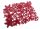 FILZ UNTERSETZER BORDEAUX SCHNEEFLOCKE 30*40