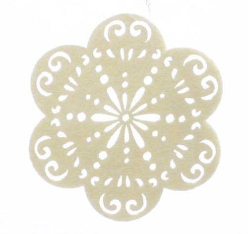 FILZ KARTE./EISBLUME CREME 10