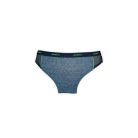 Damen-Zweiteiliges Baumwoll-Sportunterwäsche-Set - Sportslip-mit breiten Trägern-Top - dunkelblau - M
