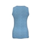 Damen-Zweiteiliges Baumwoll-Sportunterwäsche-Set - Sportslip-mit breiten Trägern-Top - dunkelblau - M