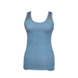   Damen-Zweiteiliges Baumwoll-Sportunterwäsche-Set - Sportslip-mit breiten Trägern-Top - dunkelblau - S