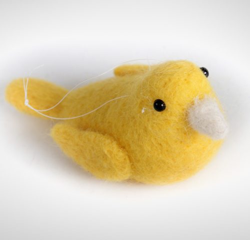SEIDENFADEN VOGEL GELB 9,5