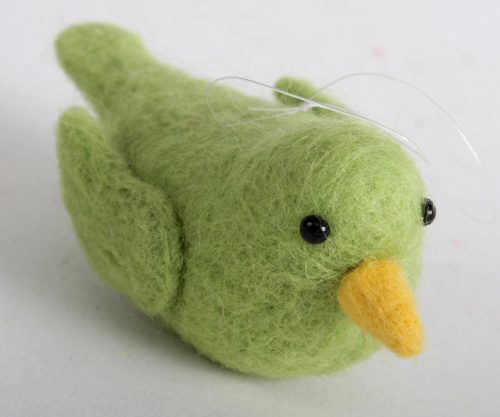 SEIDENFADEN VOGEL GRÜN 9,5