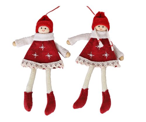 FILZ+STRICK F/L SCHNEEMANN WEIß/ORANGE 20