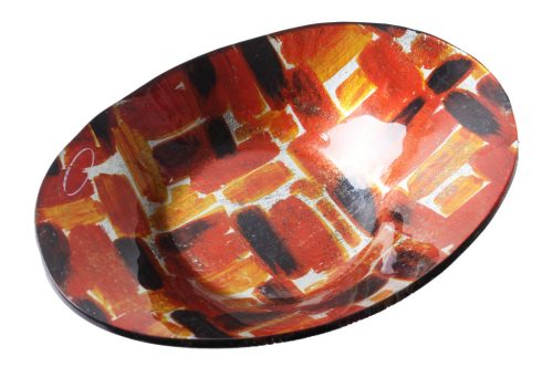 SCHÜSSEL OVALE ORANGE 24