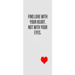 Ü.BILD TISCH FIND LOVE   8*18